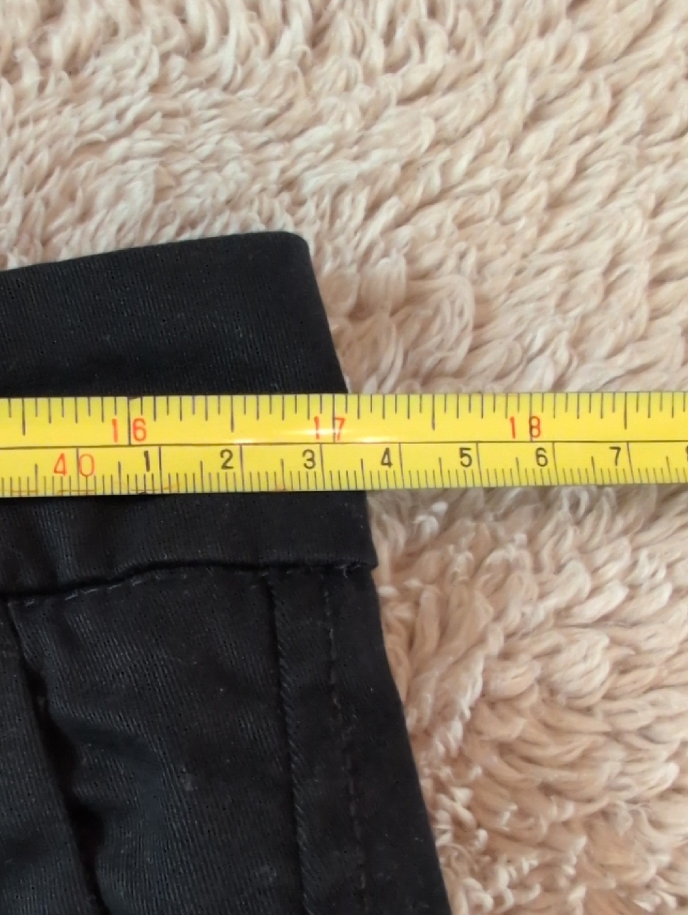 Crown & Ivy Black Caroline Chino Shorts Size 10 - Picture 5 of 7